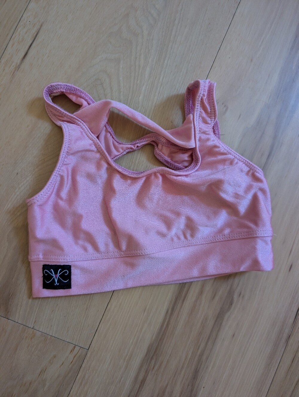 Kandi Kouture Girls' Pink Bra Top CM 5/6
